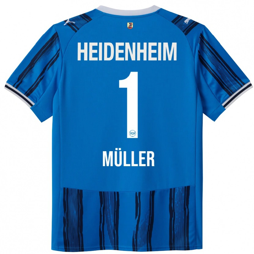 Danxen Herren Kevin Müller #1 Blau Marineblau Auswärtstrikot Trikot 2025/26 T-Shirt