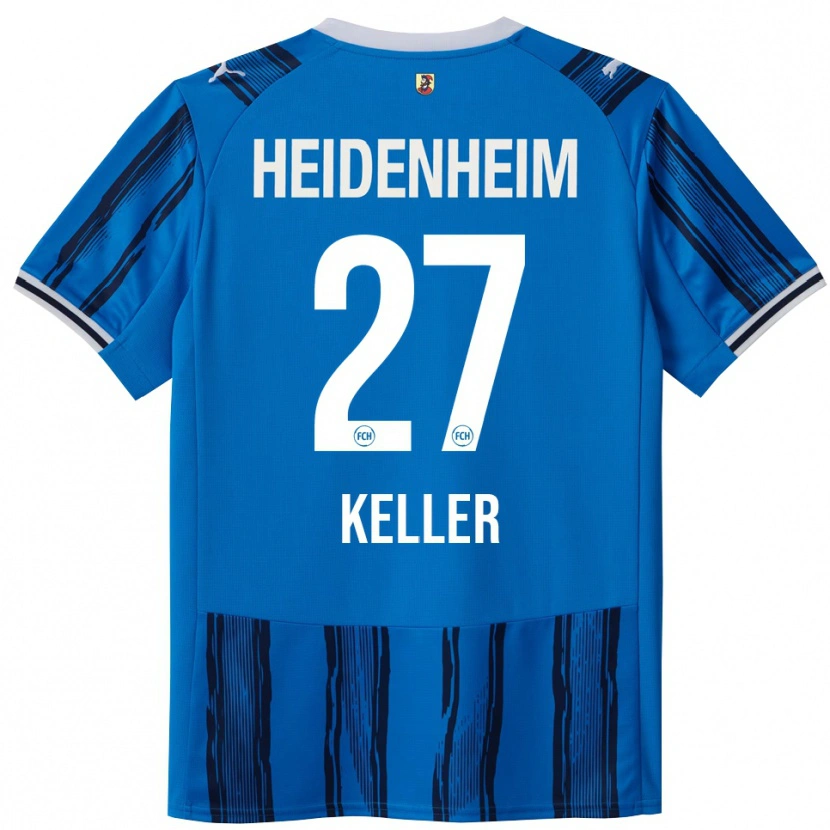 Danxen Herren Thomas Keller #27 Blau Marineblau Auswärtstrikot Trikot 2025/26 T-Shirt