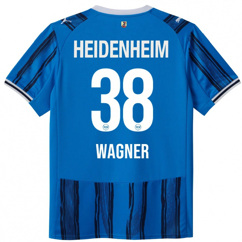 Danxen Herren Yannik Wagner #38 Blau Marineblau Auswärtstrikot Trikot 2025/26 T-Shirt