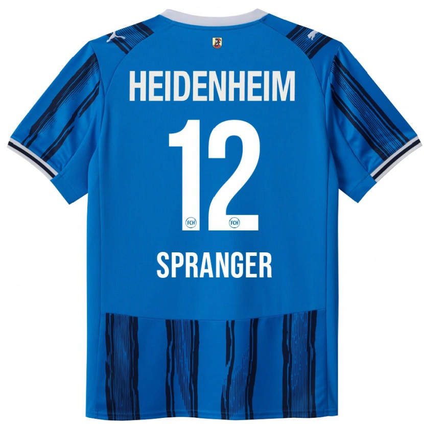 Danxen Herren Luke Spranger #12 Blau Marineblau Auswärtstrikot Trikot 2025/26 T-Shirt