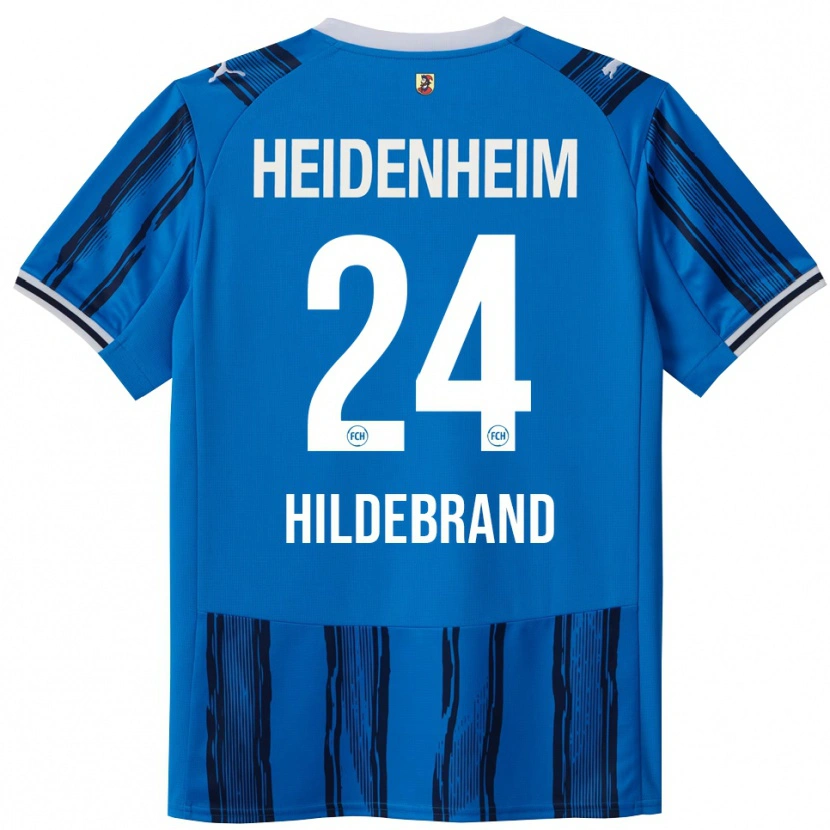 Danxen Herren Jan Hildebrandt #24 Blau Marineblau Auswärtstrikot Trikot 2025/26 T-Shirt