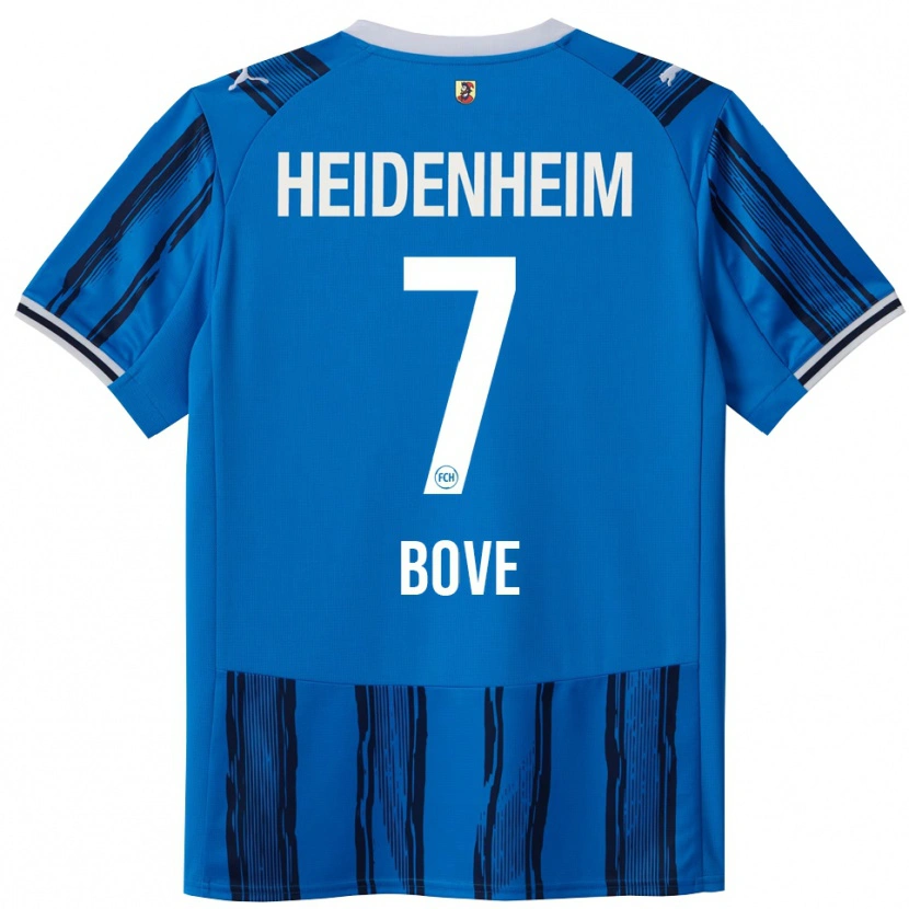Danxen Herren Nevio Bove #7 Blau Marineblau Auswärtstrikot Trikot 2025/26 T-Shirt
