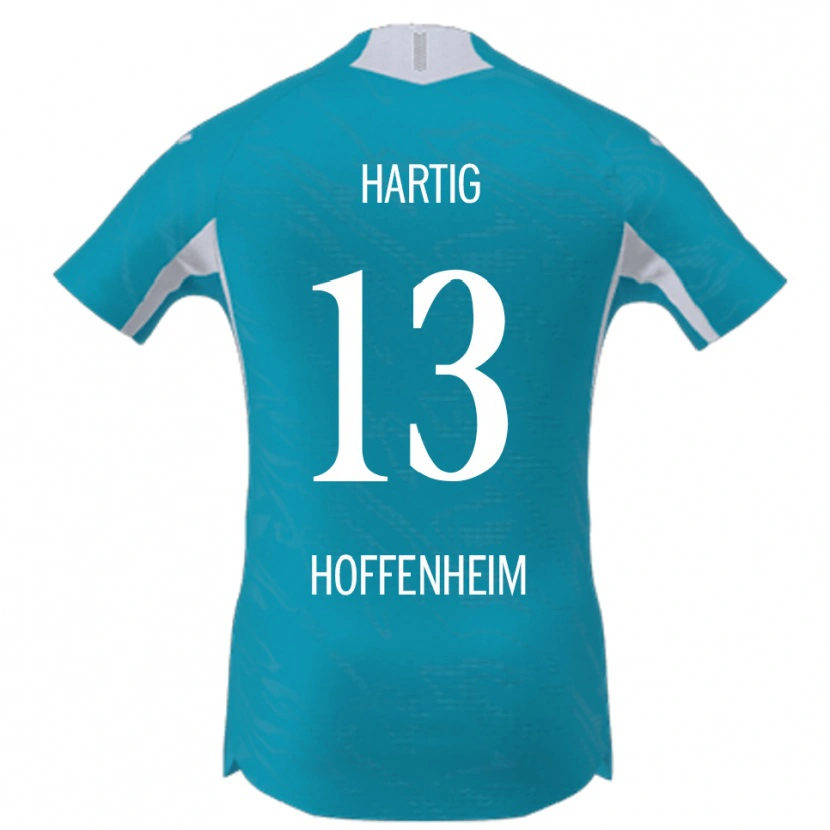 Danxen Herren Isabella Hartig #13 Himmelblau Auswärtstrikot Trikot 2025/26 T-Shirt