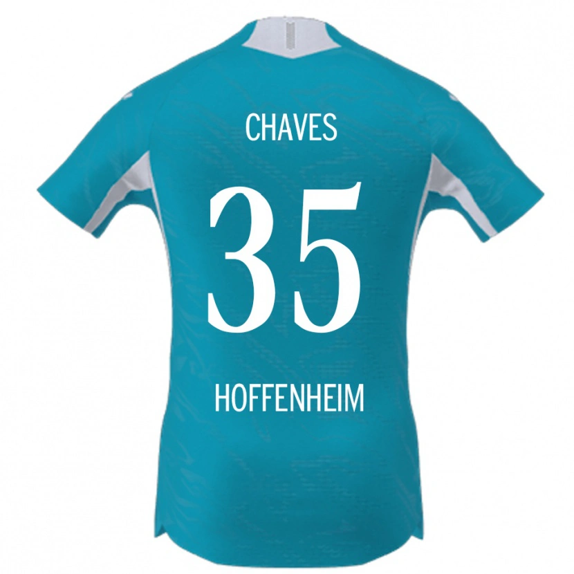 Danxen Herren Arthur Chaves #35 Himmelblau Auswärtstrikot Trikot 2025/26 T-Shirt