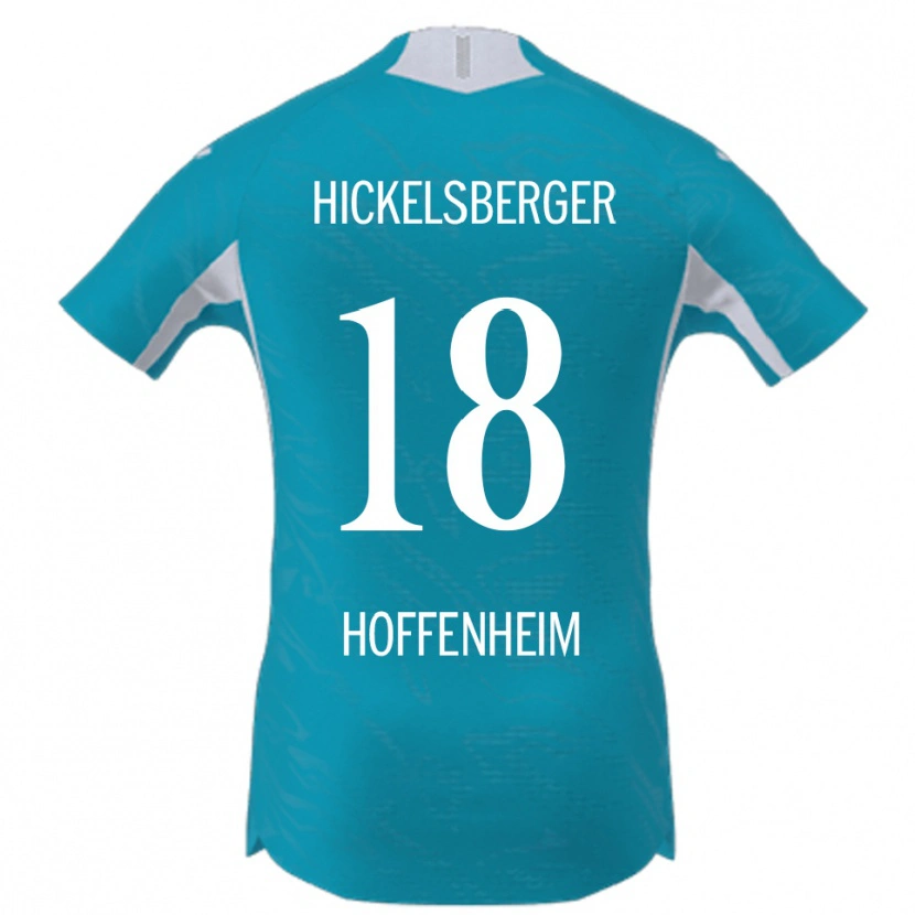 Danxen Herren Julia Hickelsberger #18 Himmelblau Auswärtstrikot Trikot 2025/26 T-Shirt