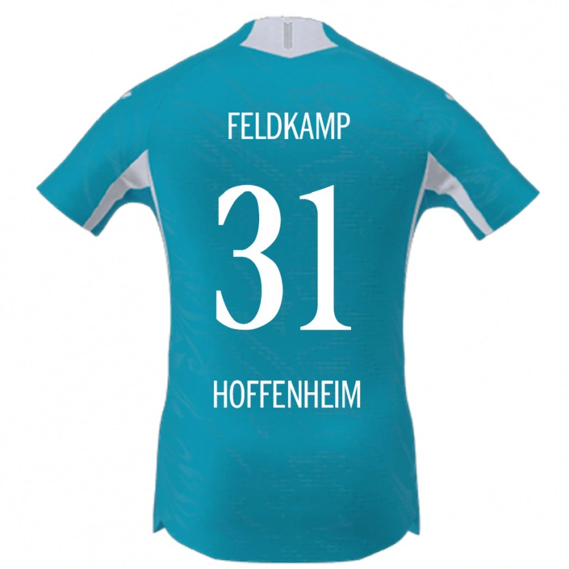 Danxen Herren Jana Feldkamp #31 Himmelblau Auswärtstrikot Trikot 2025/26 T-Shirt