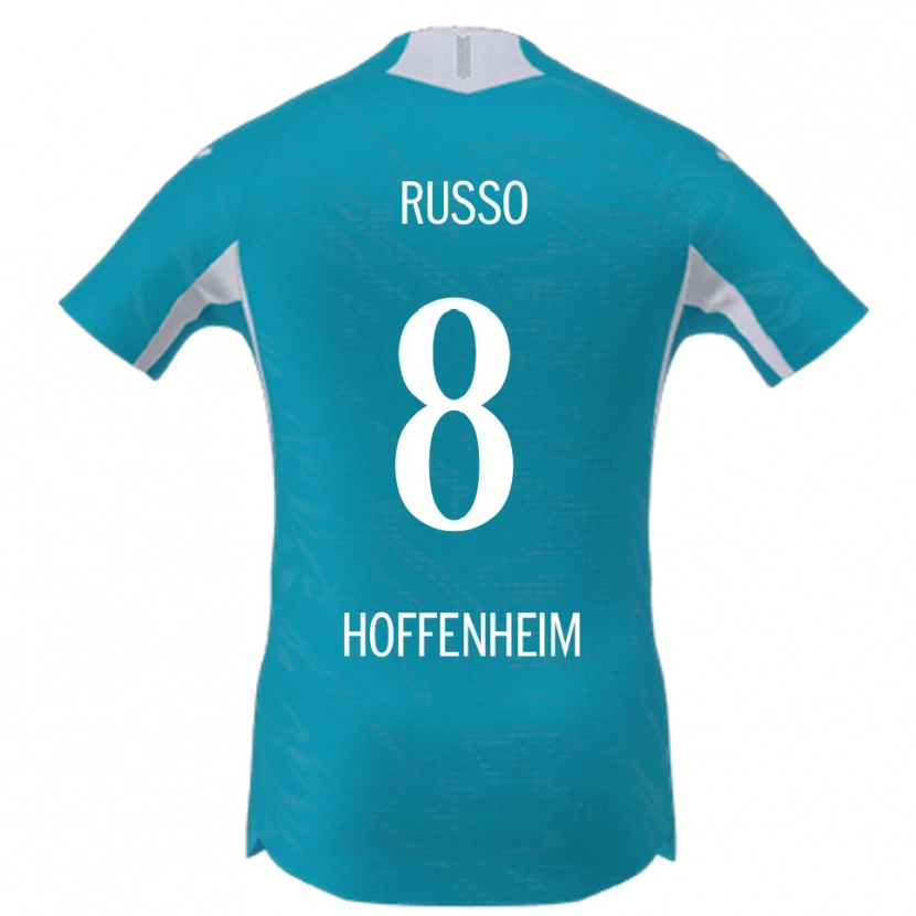 Danxen Herren Ruven Russo #8 Himmelblau Auswärtstrikot Trikot 2025/26 T-Shirt