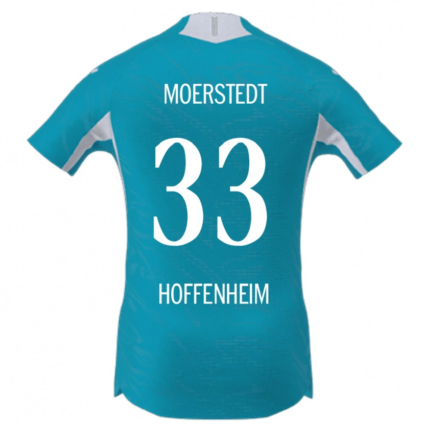 Danxen Herren Max Moerstedt #33 Himmelblau Auswärtstrikot Trikot 2025/26 T-Shirt