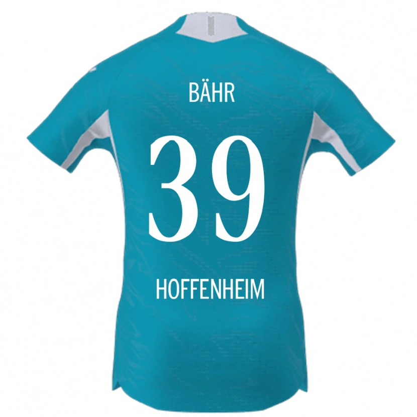 Danxen Herren Florian Bähr #39 Himmelblau Auswärtstrikot Trikot 2025/26 T-Shirt