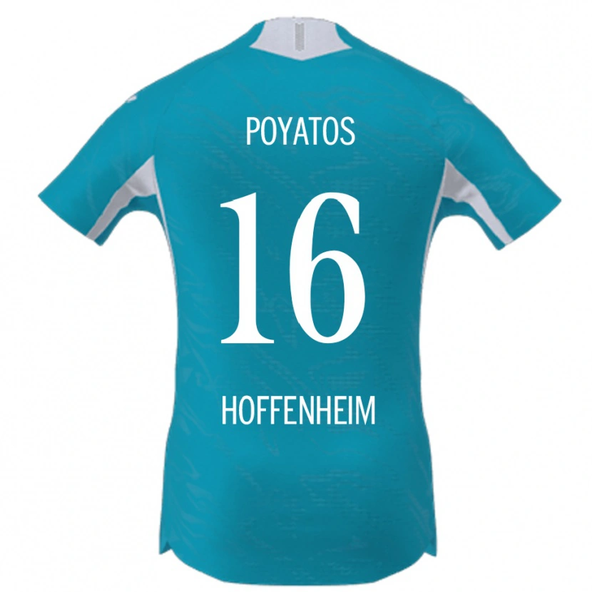 Danxen Herren Miguel Poyatos #16 Himmelblau Auswärtstrikot Trikot 2025/26 T-Shirt