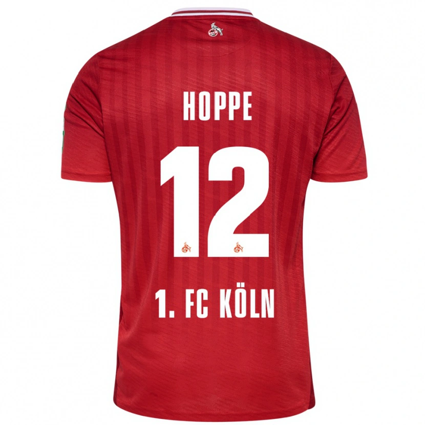 Danxen Herren Paula Hoppe #12 Rot Weiß Auswärtstrikot Trikot 2025/26 T-Shirt