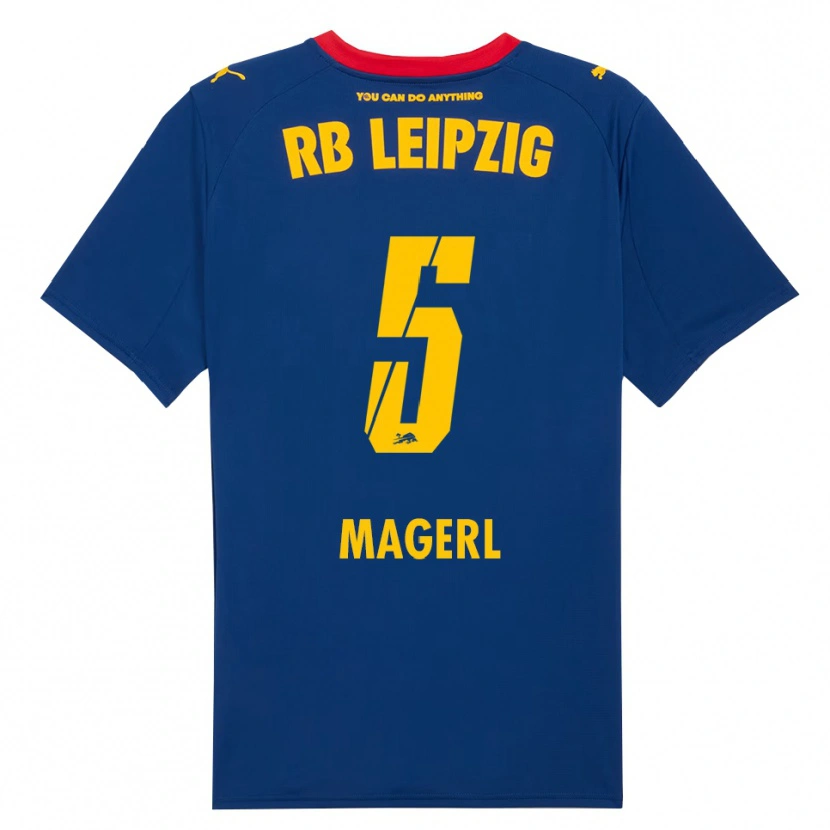 Danxen Herren Julia Magerl #5 Marineblau Rot Auswärtstrikot Trikot 2025/26 T-Shirt