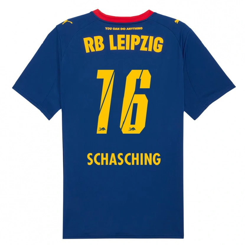 Danxen Herren Annabel Schasching #16 Marineblau Rot Auswärtstrikot Trikot 2025/26 T-Shirt
