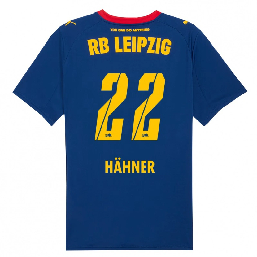 Danxen Herren Elian Hähner #22 Marineblau Rot Auswärtstrikot Trikot 2025/26 T-Shirt