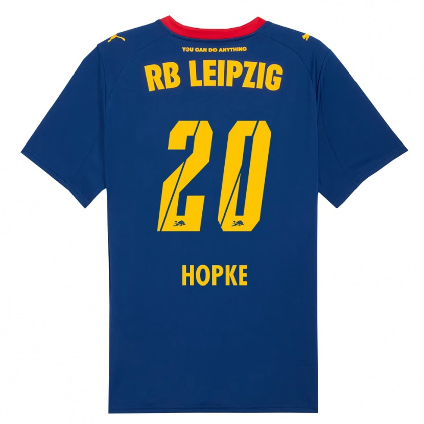 Danxen Herren Hannes Hopke #20 Marineblau Rot Auswärtstrikot Trikot 2025/26 T-Shirt