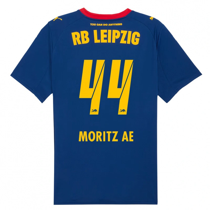Danxen Herren Moritz Aé #44 Marineblau Rot Auswärtstrikot Trikot 2025/26 T-Shirt