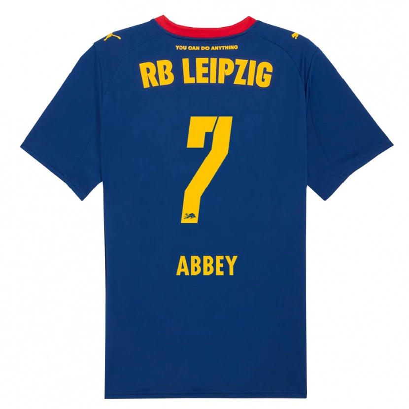 Danxen Herren Manuel Abbey #7 Marineblau Rot Auswärtstrikot Trikot 2025/26 T-Shirt