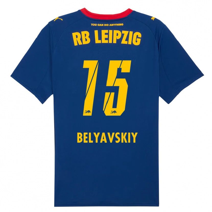 Danxen Herren David Belyavskiy #15 Marineblau Rot Auswärtstrikot Trikot 2025/26 T-Shirt