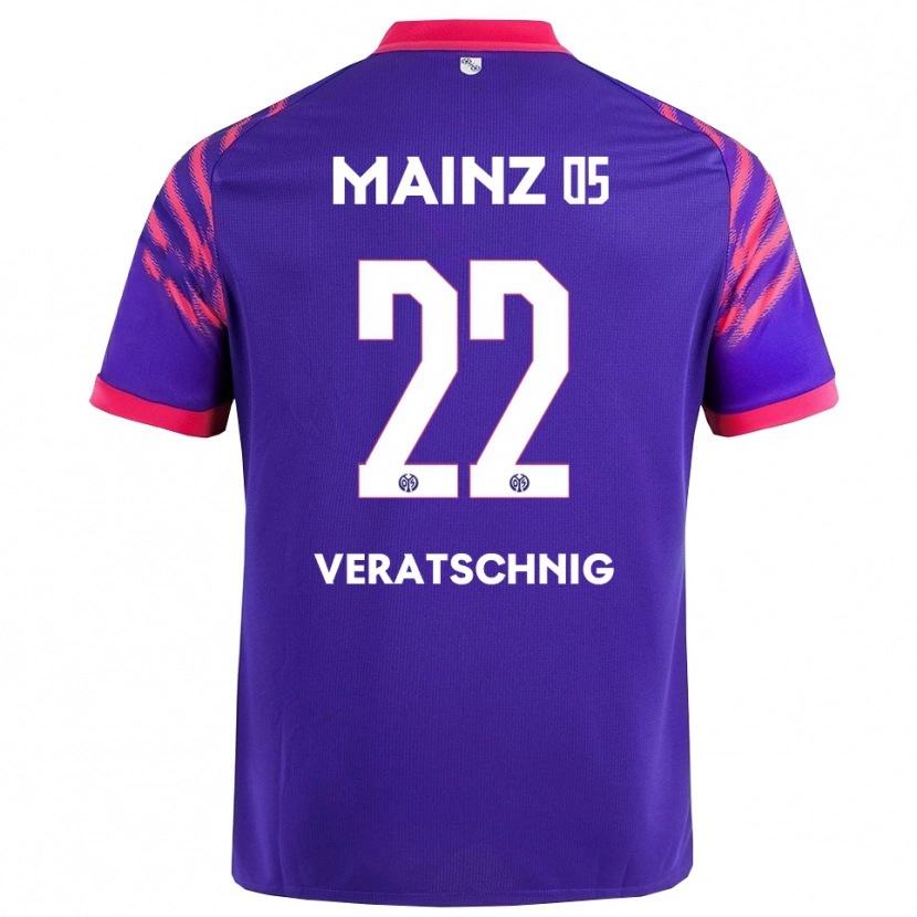 Danxen Herren Nikolas Veratschnig #22 Marineblau Pink Auswärtstrikot Trikot 2025/26 T-Shirt