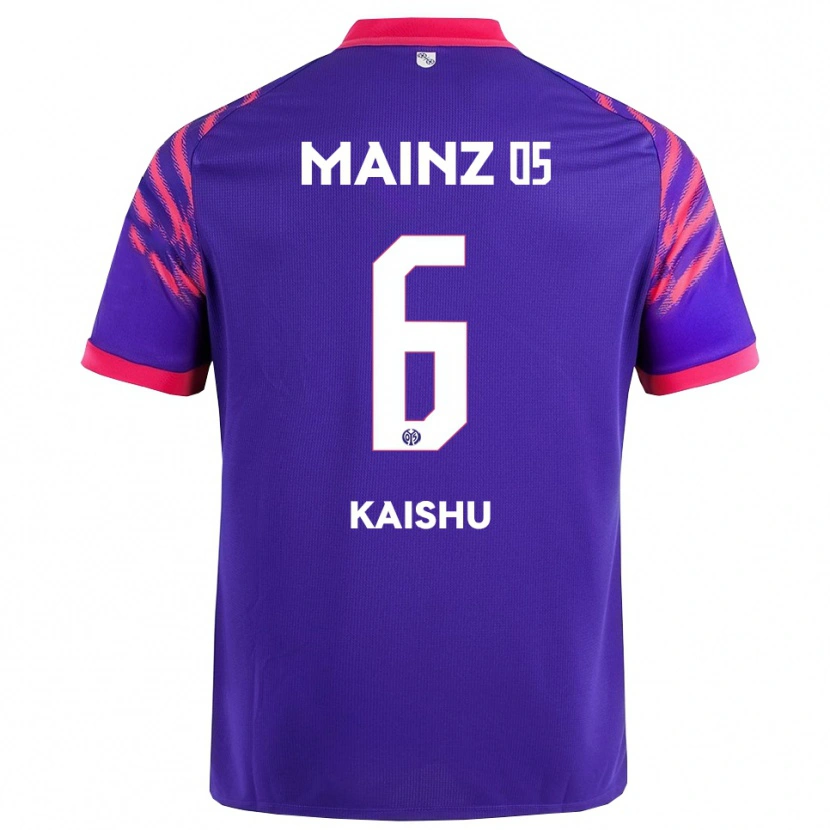 Danxen Herren Kaishu Sano #6 Marineblau Pink Auswärtstrikot Trikot 2025/26 T-Shirt