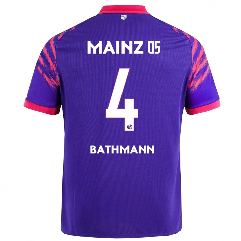 Danxen Herren Kara Bathmann #4 Marineblau Pink Auswärtstrikot Trikot 2025/26 T-Shirt