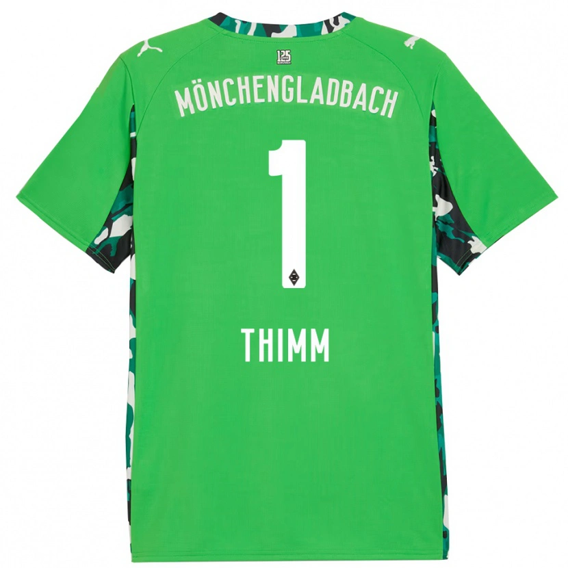 Danxen Herren Joshua Thimm #1 Grün Schwarz Auswärtstrikot Trikot 2025/26 T-Shirt