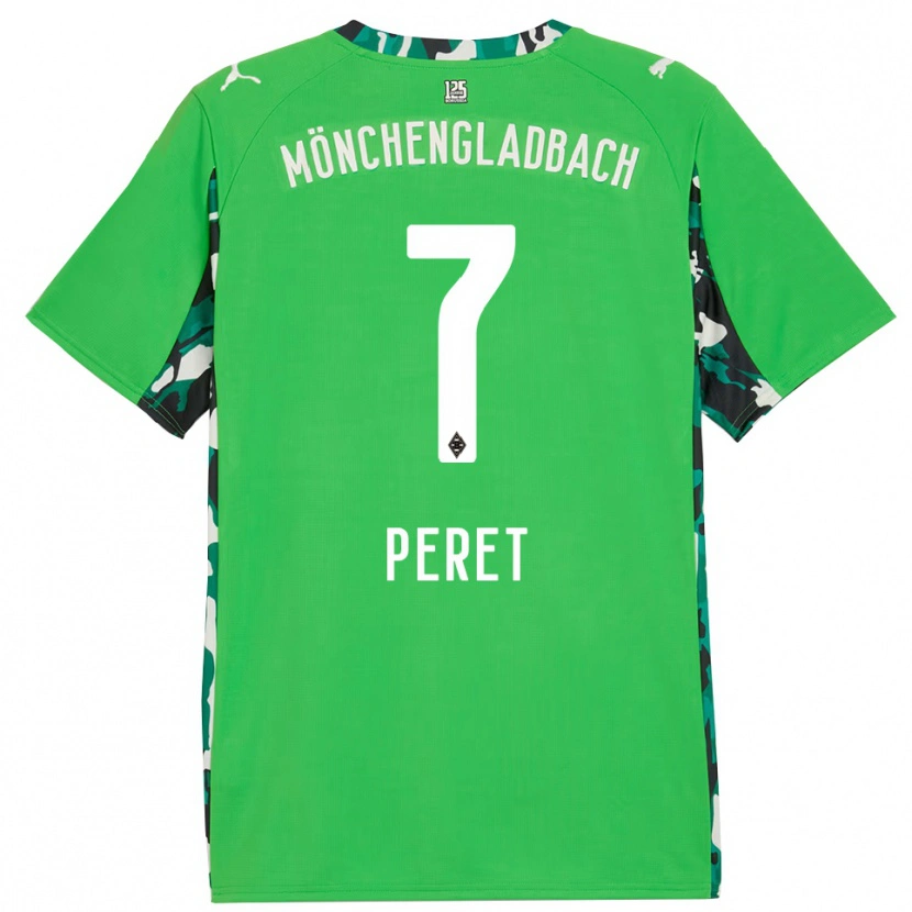 Danxen Herren Jakub Peret #7 Grün Schwarz Auswärtstrikot Trikot 2025/26 T-Shirt