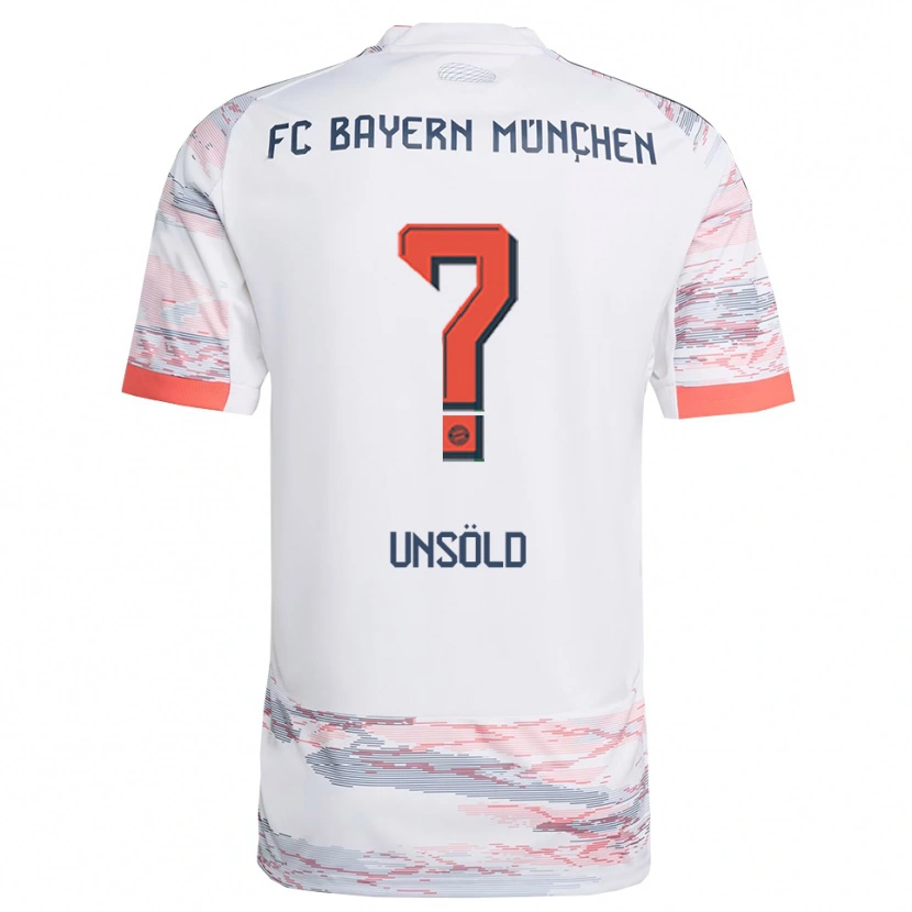 Danxen Herren Samuel Unsöld #0 Weiß Grau Auswärtstrikot Trikot 2025/26 T-Shirt