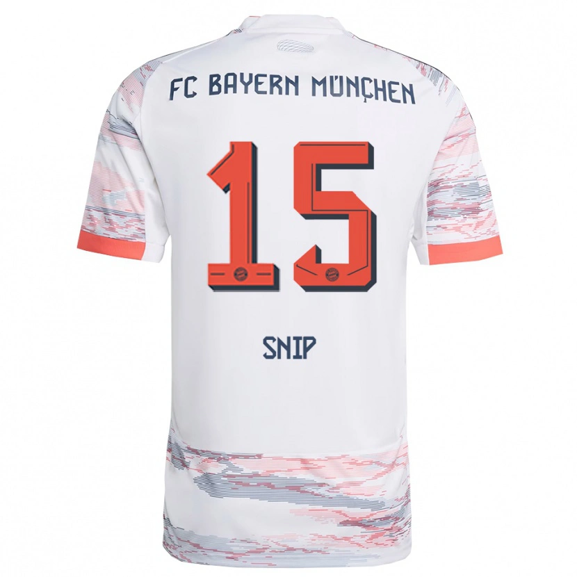 Danxen Herren Roy Snip #15 Weiß Grau Auswärtstrikot Trikot 2025/26 T-Shirt