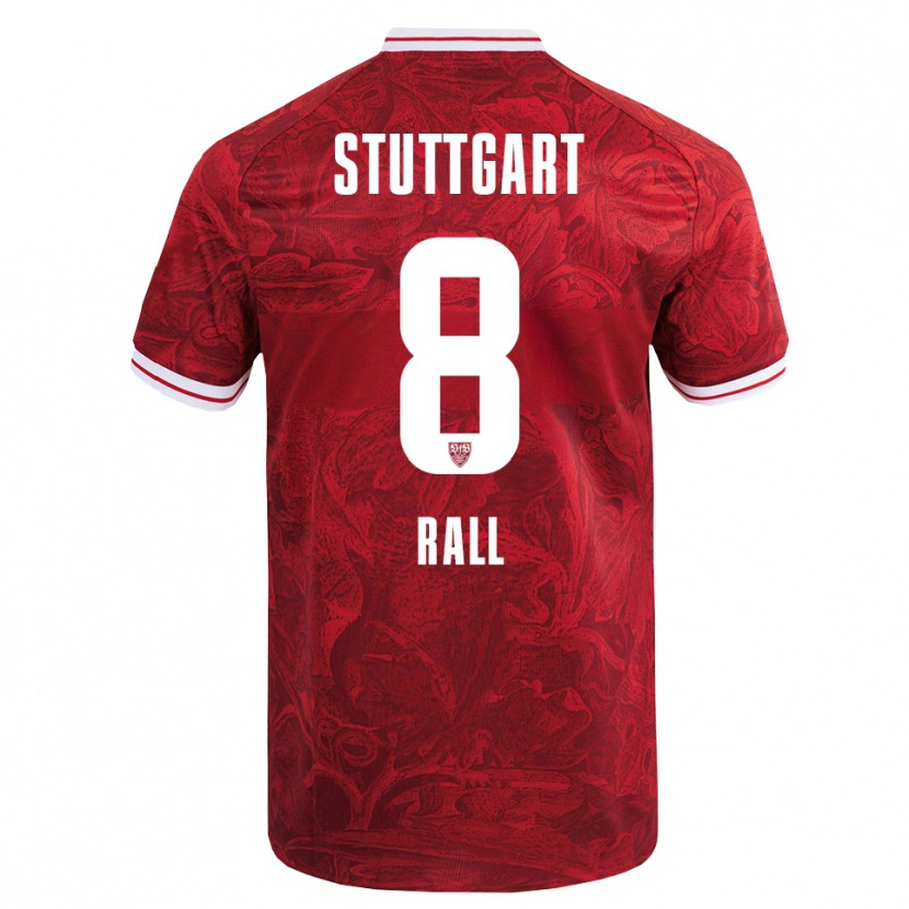 Danxen Herren Maximiliane Rall #8 Rot Schwarz Auswärtstrikot Trikot 2025/26 T-Shirt