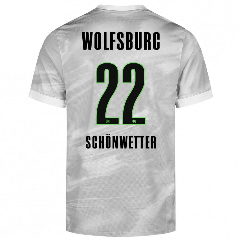 Danxen Herren Christina Schönwetter #22 Grau Weiß Auswärtstrikot Trikot 2025/26 T-Shirt