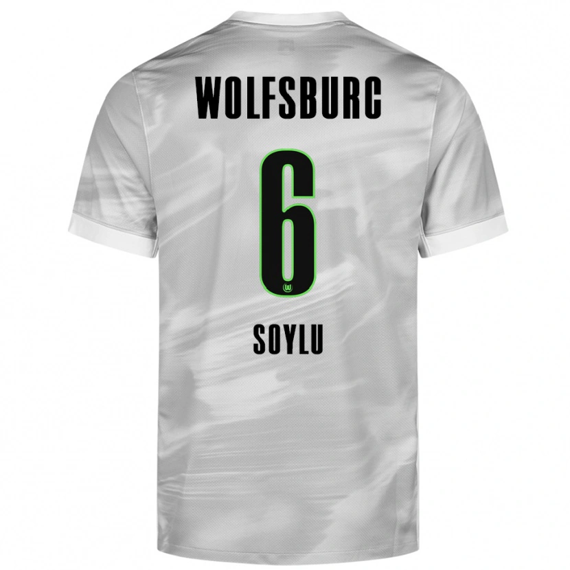 Danxen Herren Darwin Soylu #6 Grau Weiß Auswärtstrikot Trikot 2025/26 T-Shirt