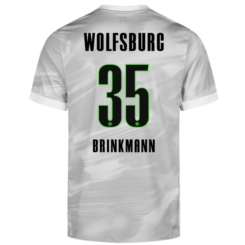 Danxen Herren Karla Brinkmann #35 Grau Weiß Auswärtstrikot Trikot 2025/26 T-Shirt