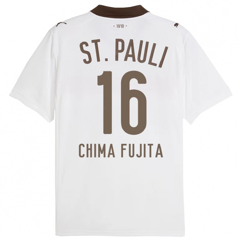 Danxen Herren Joel Chima Fujita #16 Weiß Rot Auswärtstrikot Trikot 2025/26 T-Shirt