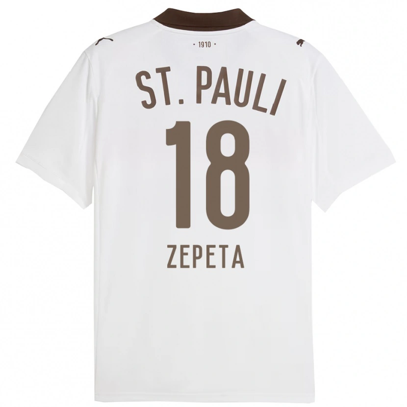 Danxen Herren Atakan Zepeta #18 Weiß Rot Auswärtstrikot Trikot 2025/26 T-Shirt