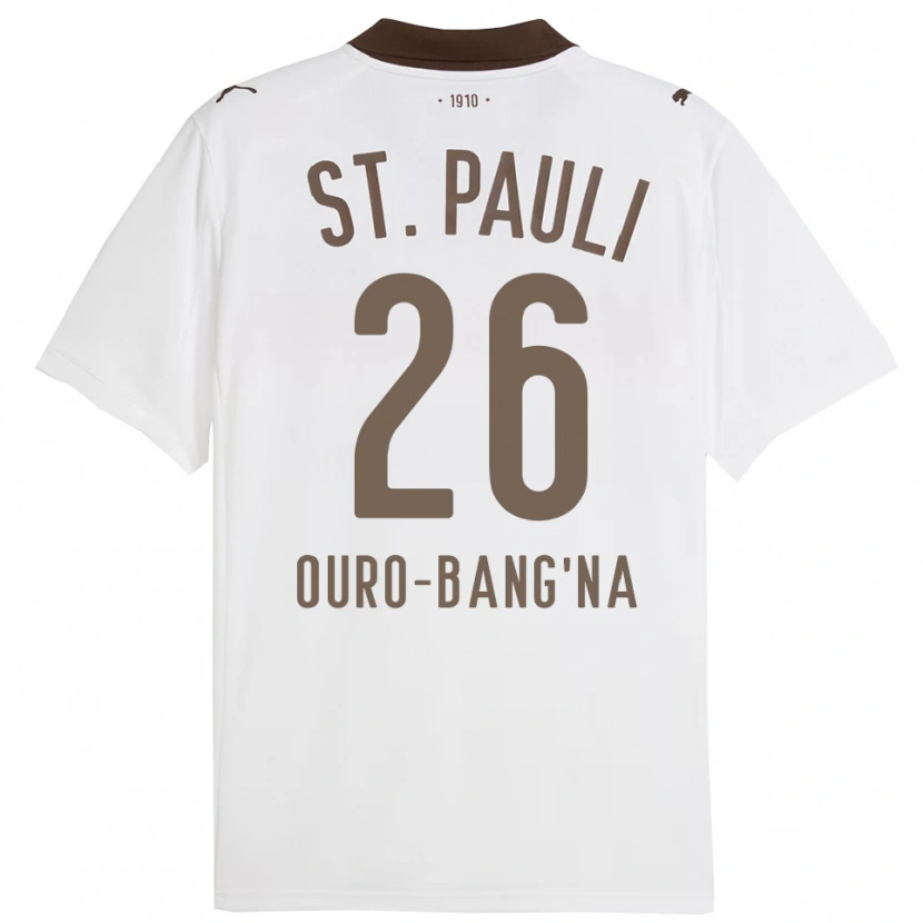 Danxen Herren Samir Ouro-Bang'na #26 Weiß Rot Auswärtstrikot Trikot 2025/26 T-Shirt