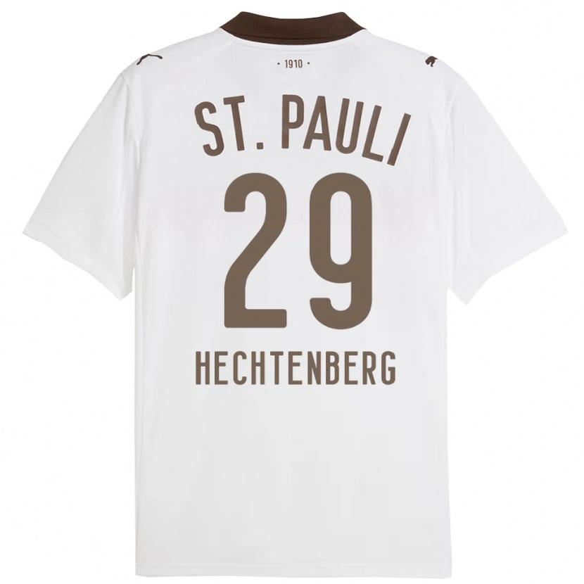 Danxen Herren Julia Hechtenberg #29 Weiß Rot Auswärtstrikot Trikot 2025/26 T-Shirt
