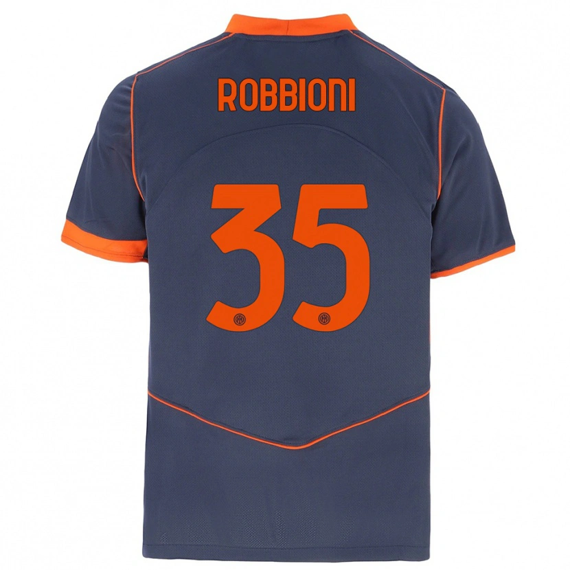 Danxen Herren Matilde Robbioni #35 Grau Orange Ausweichtrikot Trikot 2025/26 T-Shirt
