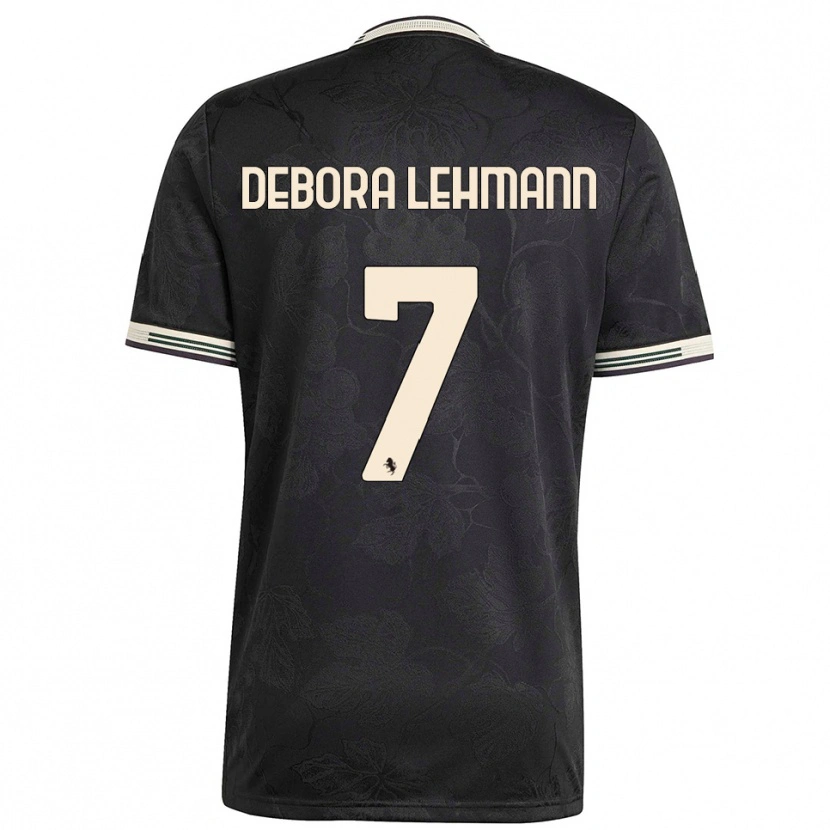 Danxen Herren Alisha Debora Lehmann #7 Schwarz Weiß Grün Ausweichtrikot Trikot 2025/26 T-Shirt