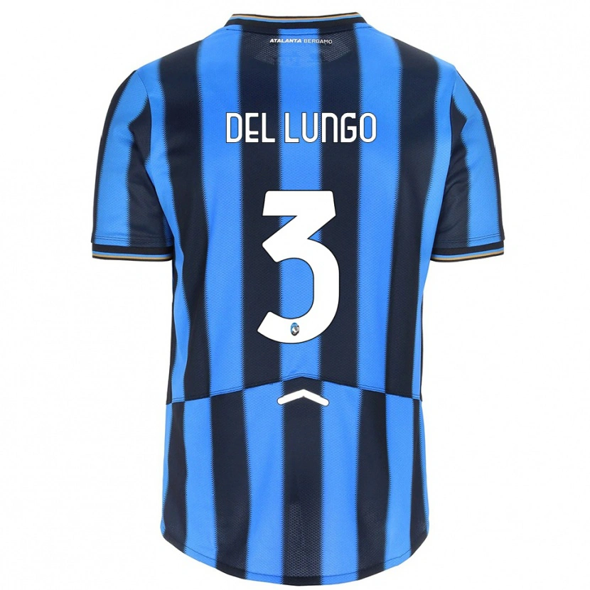 Danxen Damen Tommaso Del Lungo #3 Himmelblau Schwarz Heimtrikot Trikot 2025/26 T-Shirt
