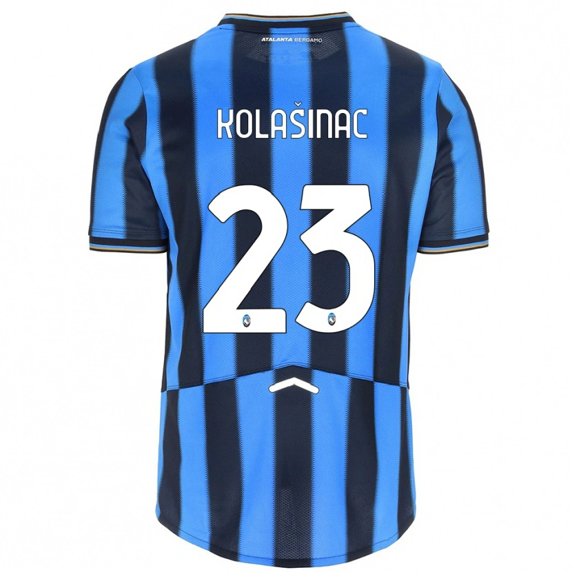 Danxen Damen Sead Kolasinac #23 Himmelblau Schwarz Heimtrikot Trikot 2025/26 T-Shirt