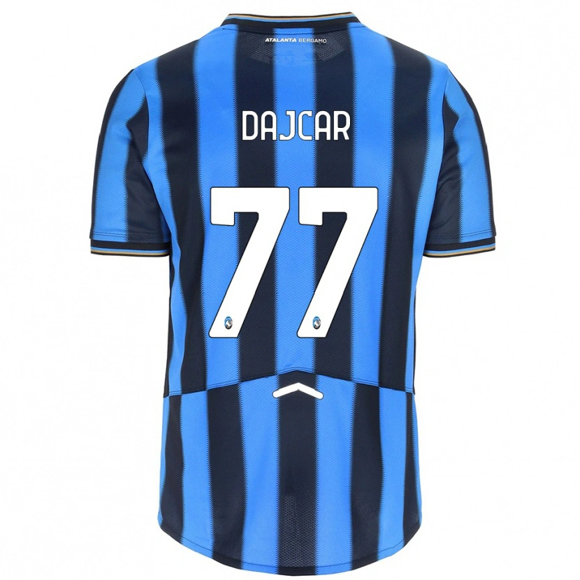 Danxen Damen Matevz Dajcar #77 Himmelblau Schwarz Heimtrikot Trikot 2025/26 T-Shirt