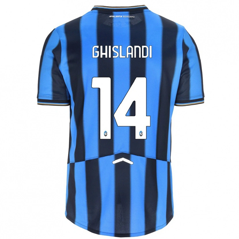 Danxen Damen Davide Ghislandi #14 Himmelblau Schwarz Heimtrikot Trikot 2025/26 T-Shirt