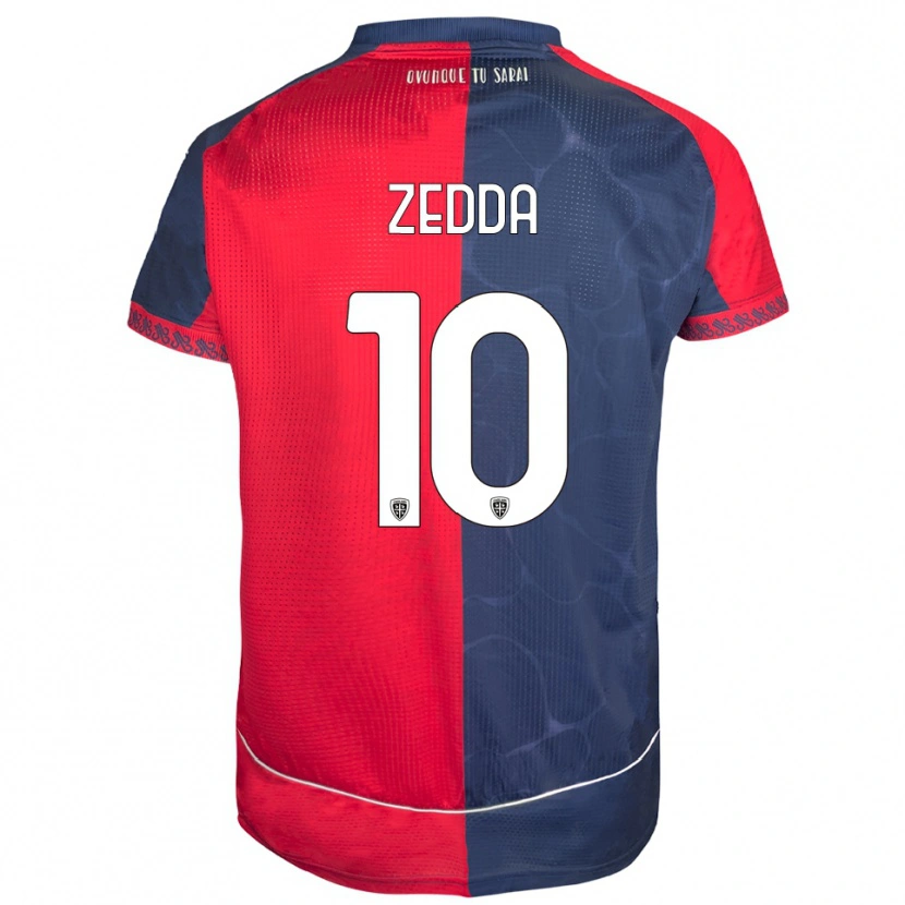 Danxen Damen Diego Zedda #10 Rot Marineblau Heimtrikot Trikot 2025/26 T-Shirt