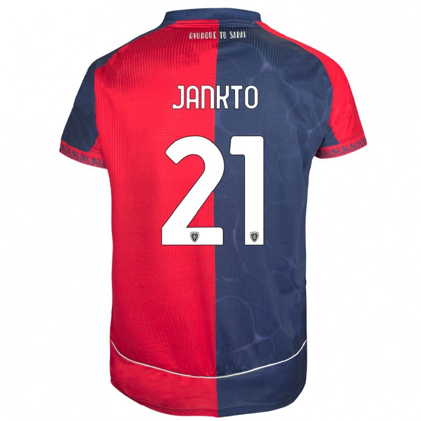 Danxen Damen Jakub Jankto #21 Rot Marineblau Heimtrikot Trikot 2025/26 T-Shirt