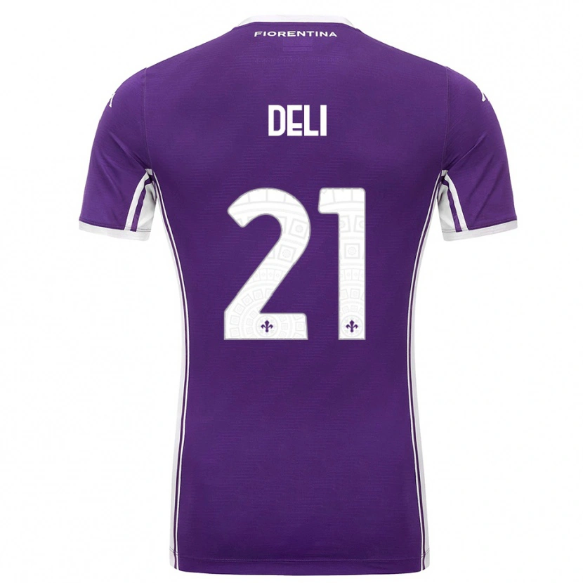 Danxen Damen Lapo Deli #21 Lila Weiß Heimtrikot Trikot 2025/26 T-Shirt