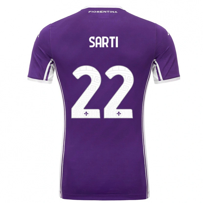 Danxen Damen Alessia Sarti #22 Lila Weiß Heimtrikot Trikot 2025/26 T-Shirt