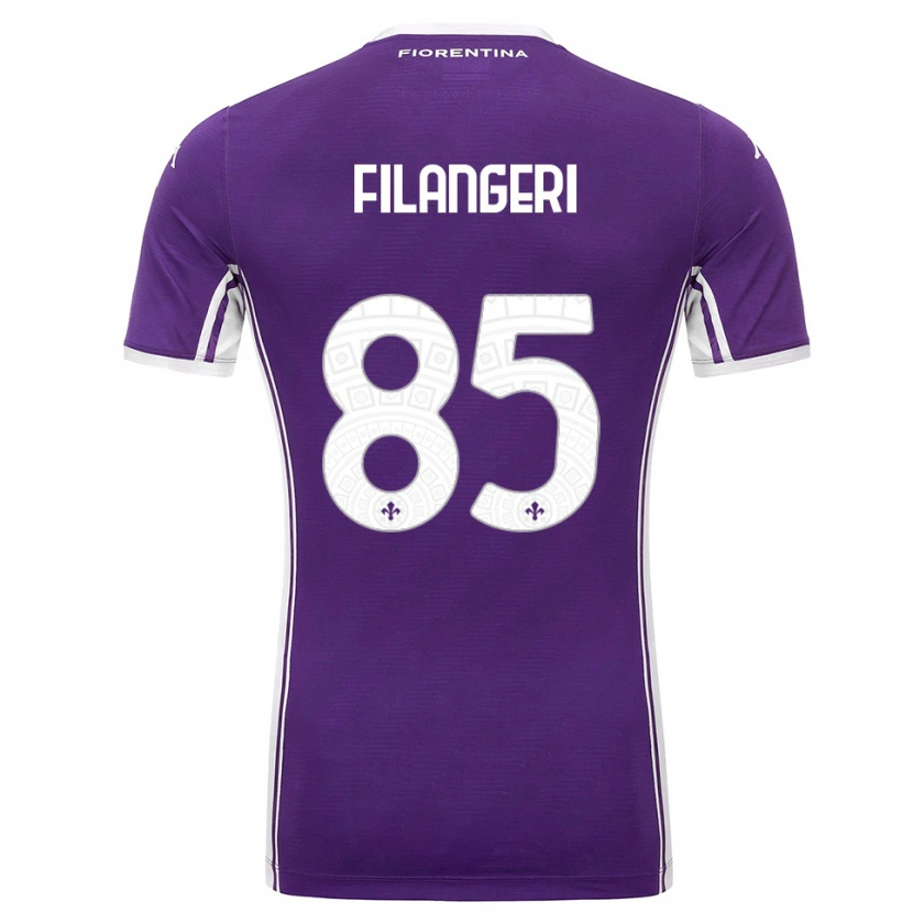 Danxen Damen Maria Luisa Filangeri #85 Lila Weiß Heimtrikot Trikot 2025/26 T-Shirt