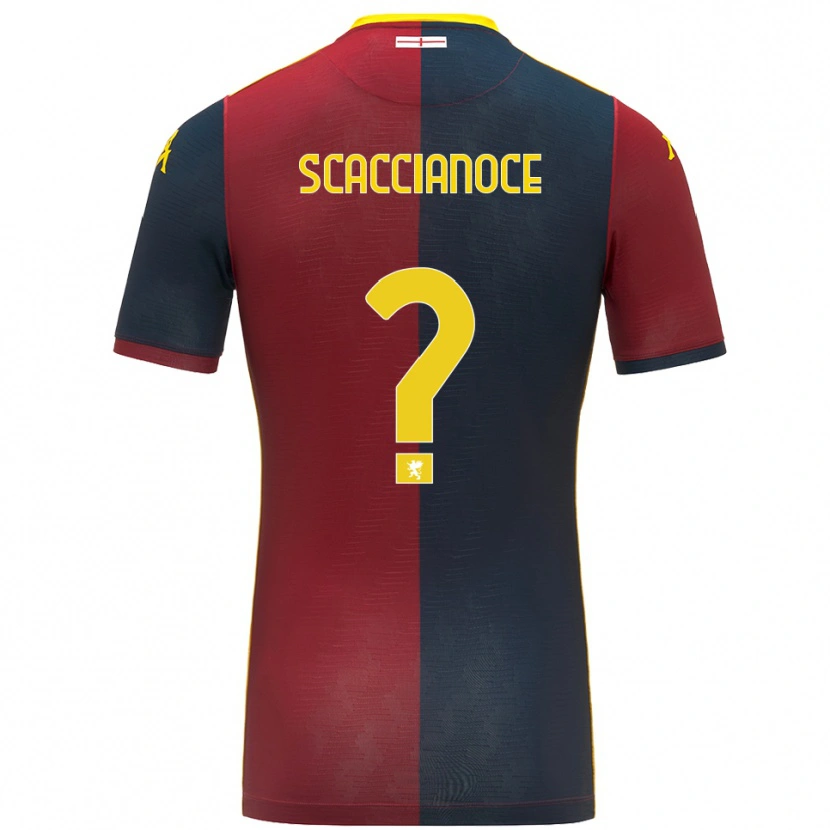 Danxen Damen Francesco Scaccianoce #0 Rot Königsblau Heimtrikot Trikot 2025/26 T-Shirt