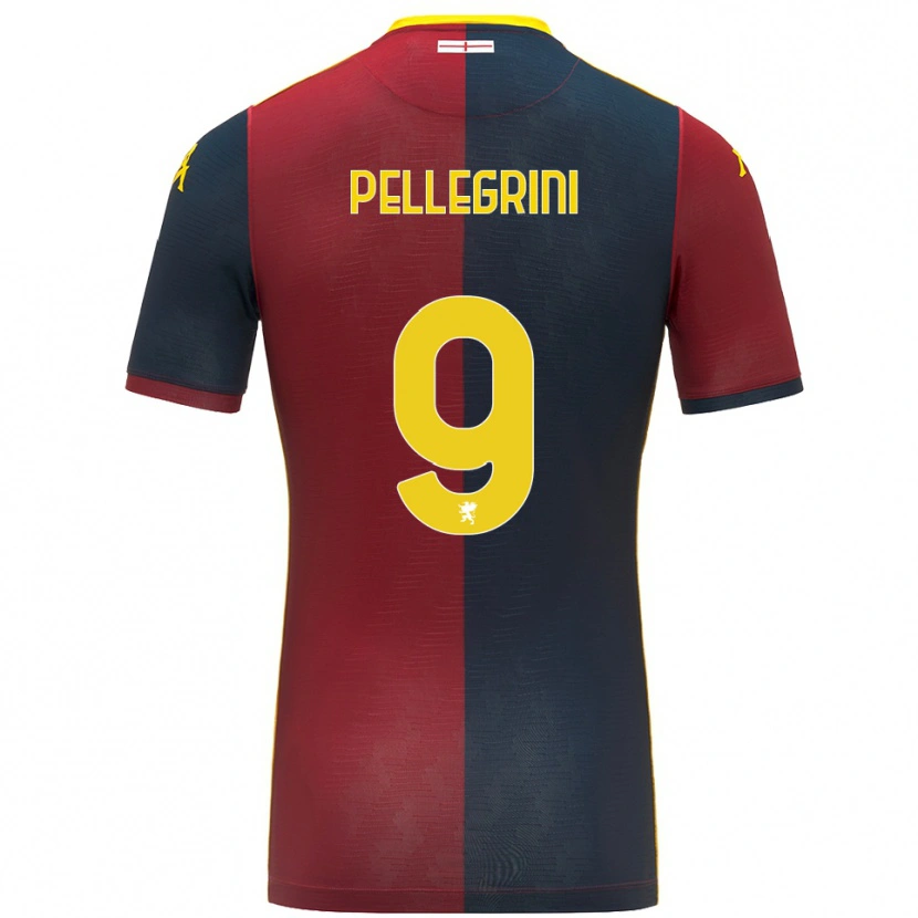 Danxen Damen Fernando Pellegrini #9 Rot Königsblau Heimtrikot Trikot 2025/26 T-Shirt